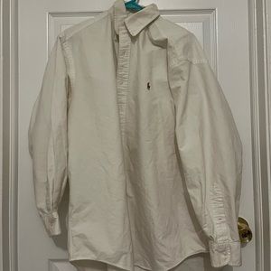 Polo Button Down Dress Shirt Size 17